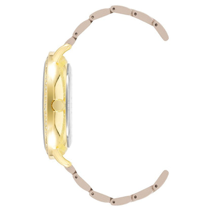 Beige Metal Watch