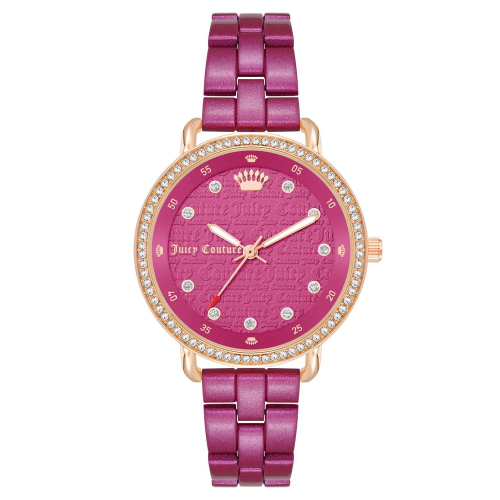 Reloj de metal multicolor