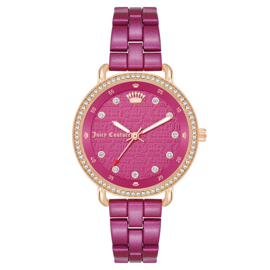 Reloj de metal multicolor