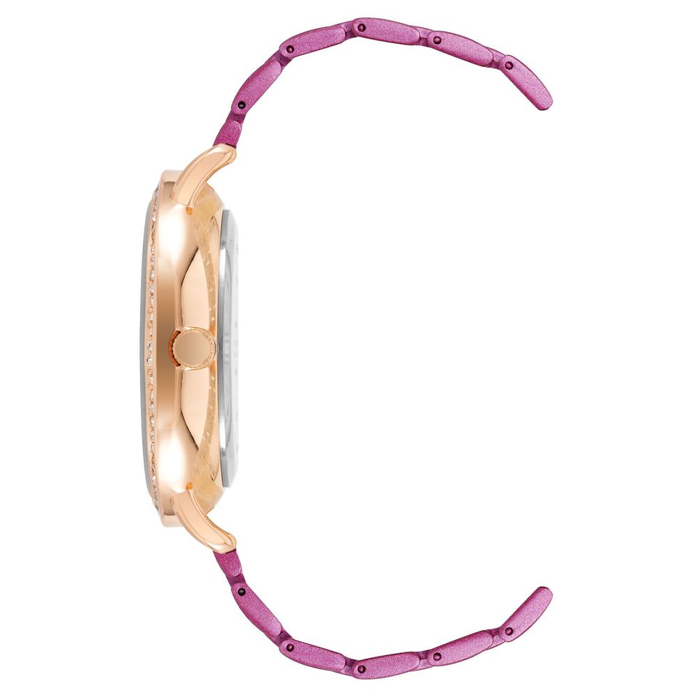 Reloj de metal multicolor