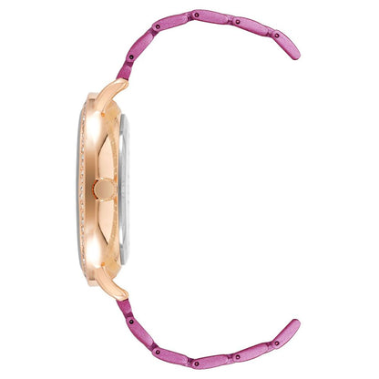 Reloj de metal multicolor