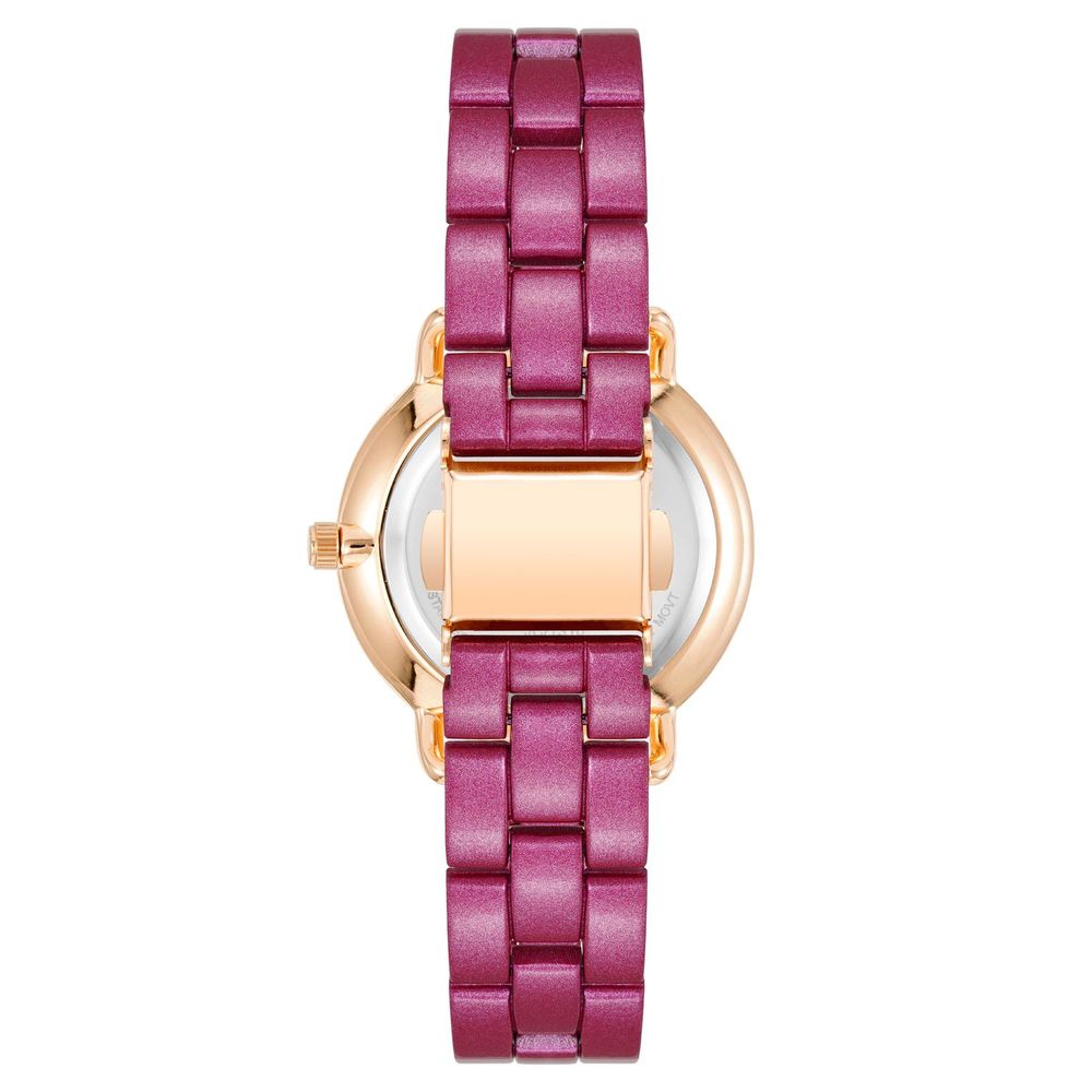 Reloj de metal multicolor