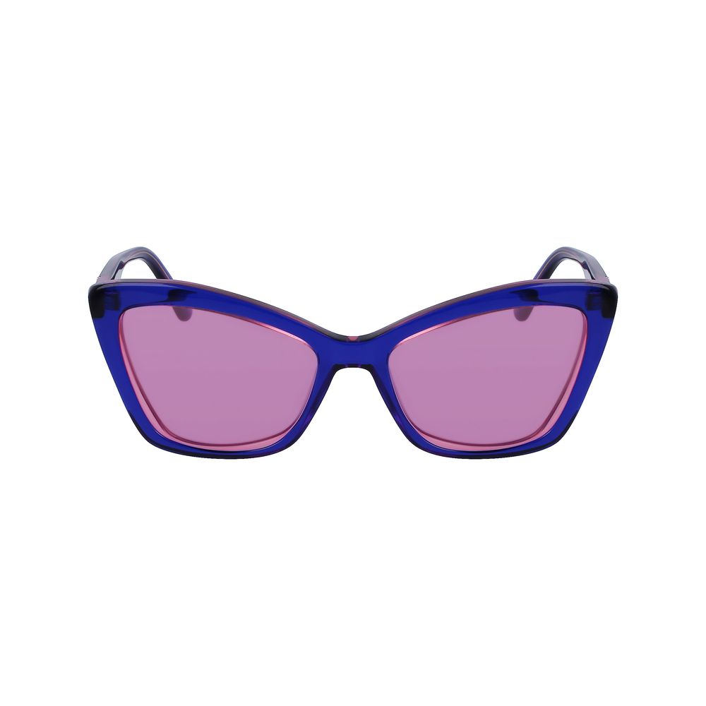 Gafas de sol de acetato azul