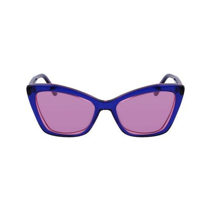 Gafas de sol de acetato azul