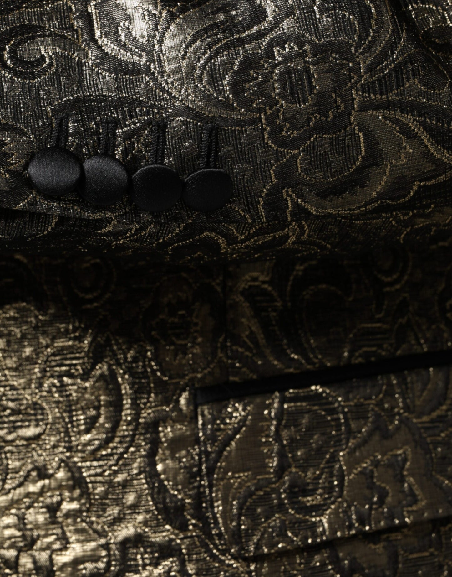 Blazer de botonadura sencilla en jacquard SICILIA dorado