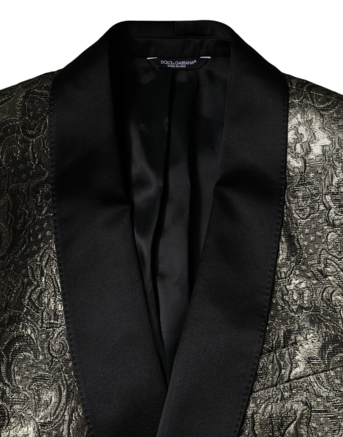 Blazer de botonadura sencilla en jacquard SICILIA dorado