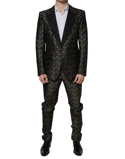 Traje de dos piezas SICILIA Jacquard con estrellas negras