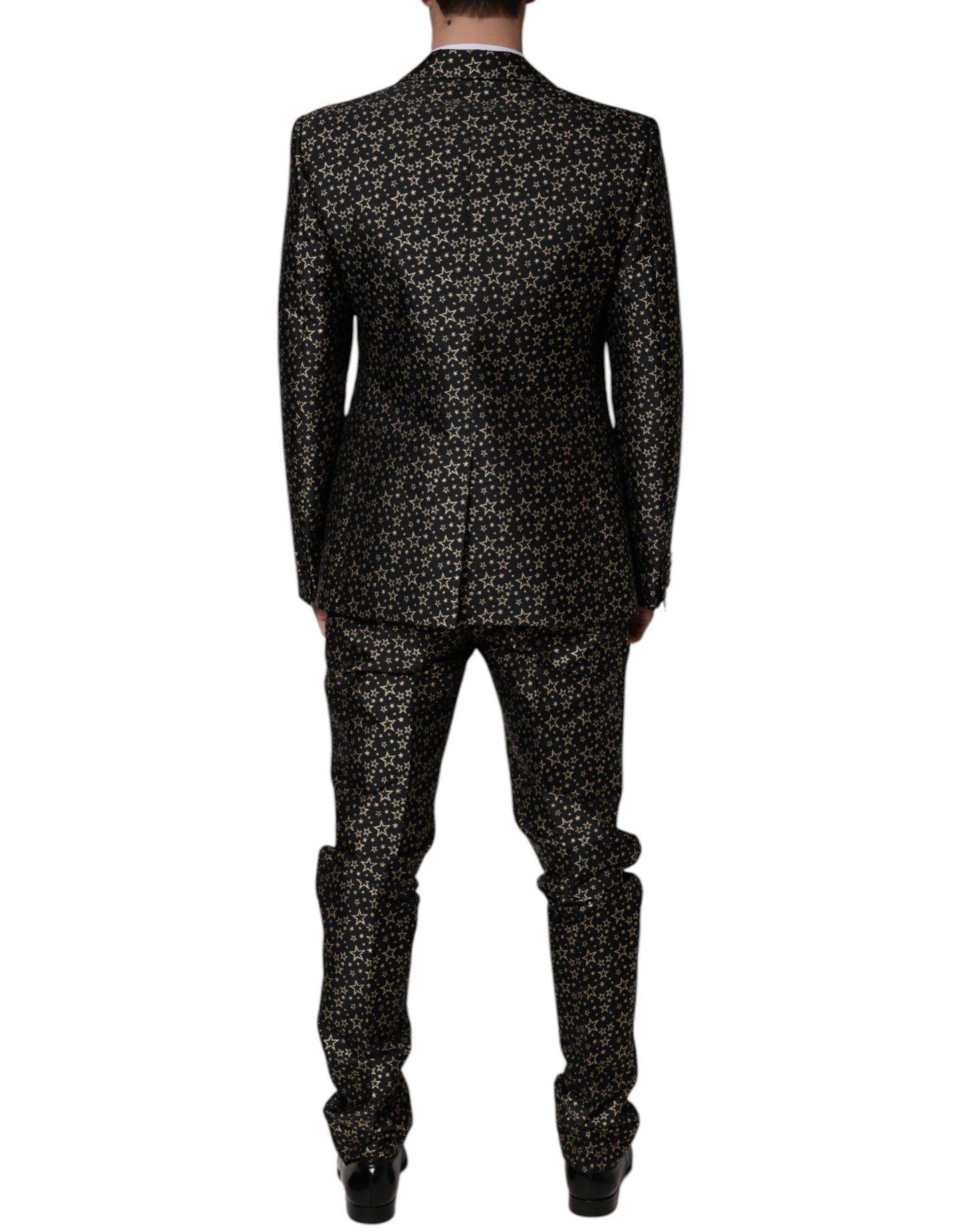 Traje de dos piezas SICILIA Jacquard con estrellas negras