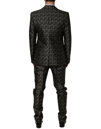 Traje de dos piezas SICILIA Jacquard con estrellas negras