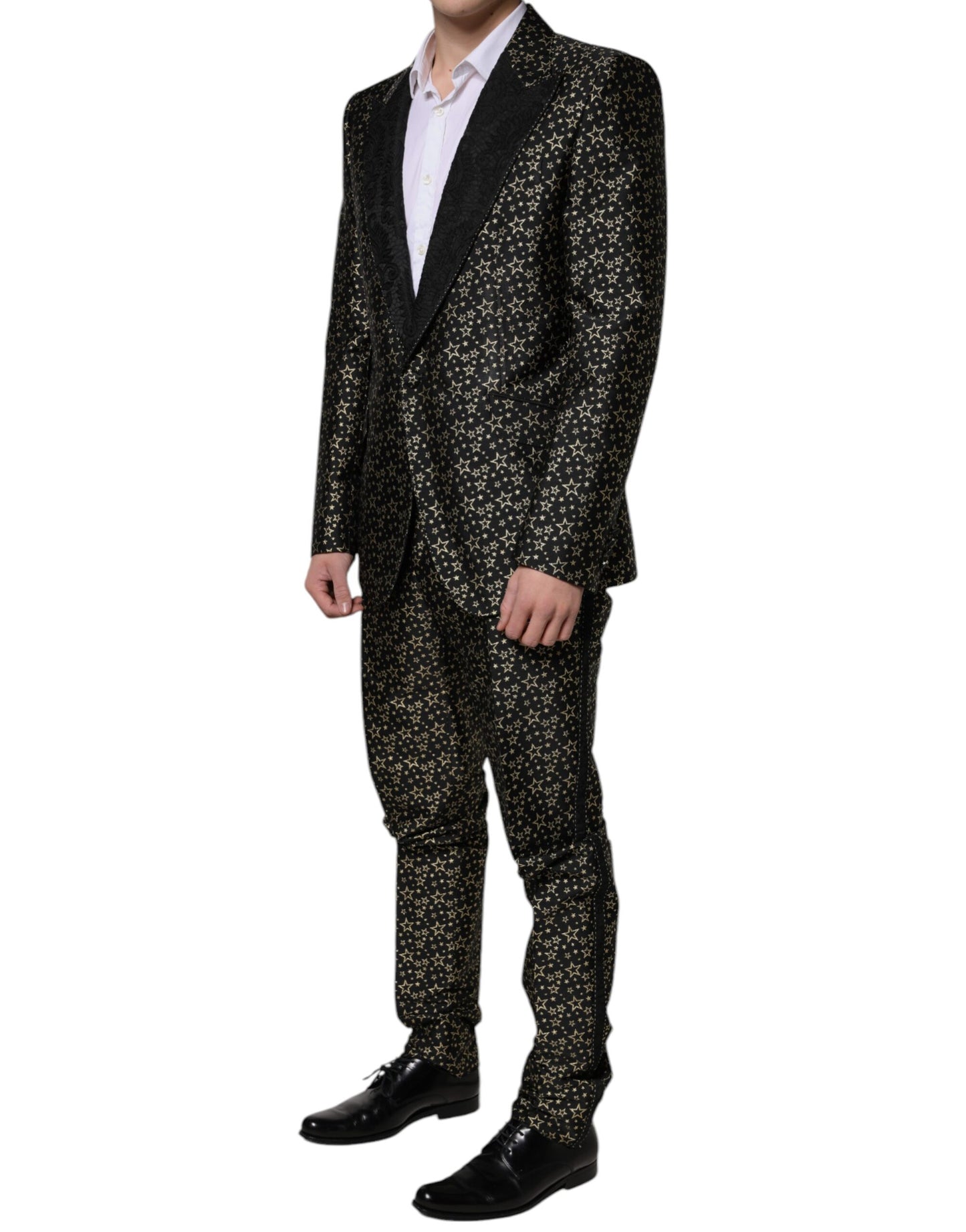 Traje de dos piezas SICILIA Jacquard con estrellas negras