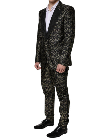 Traje de dos piezas SICILIA Jacquard con estrellas negras
