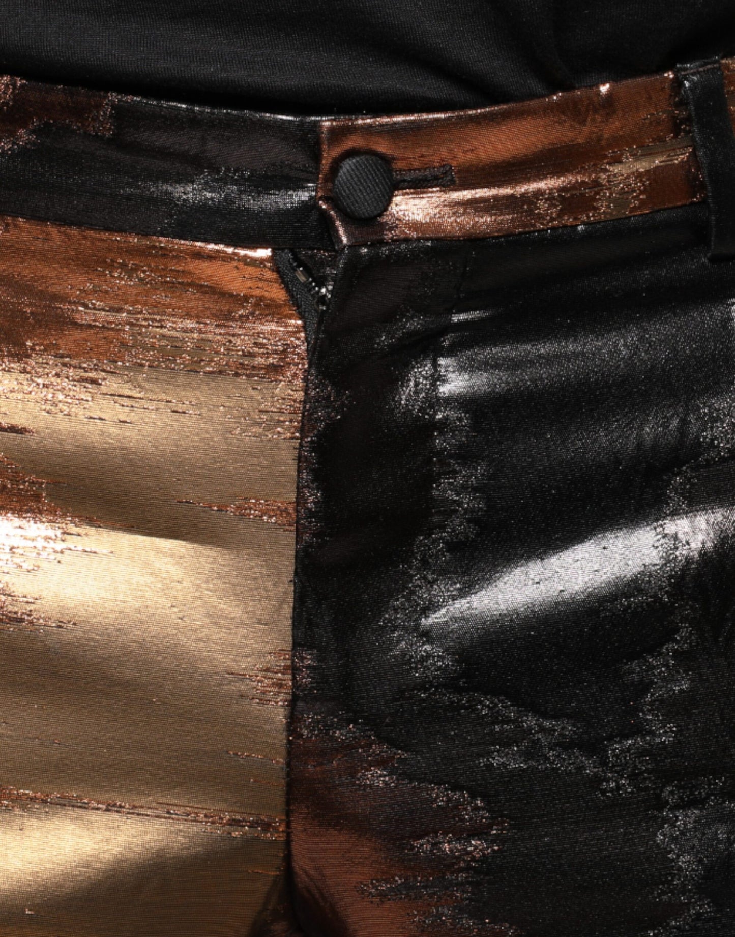 Pantalones ajustados de jacquard multicolor para hombre