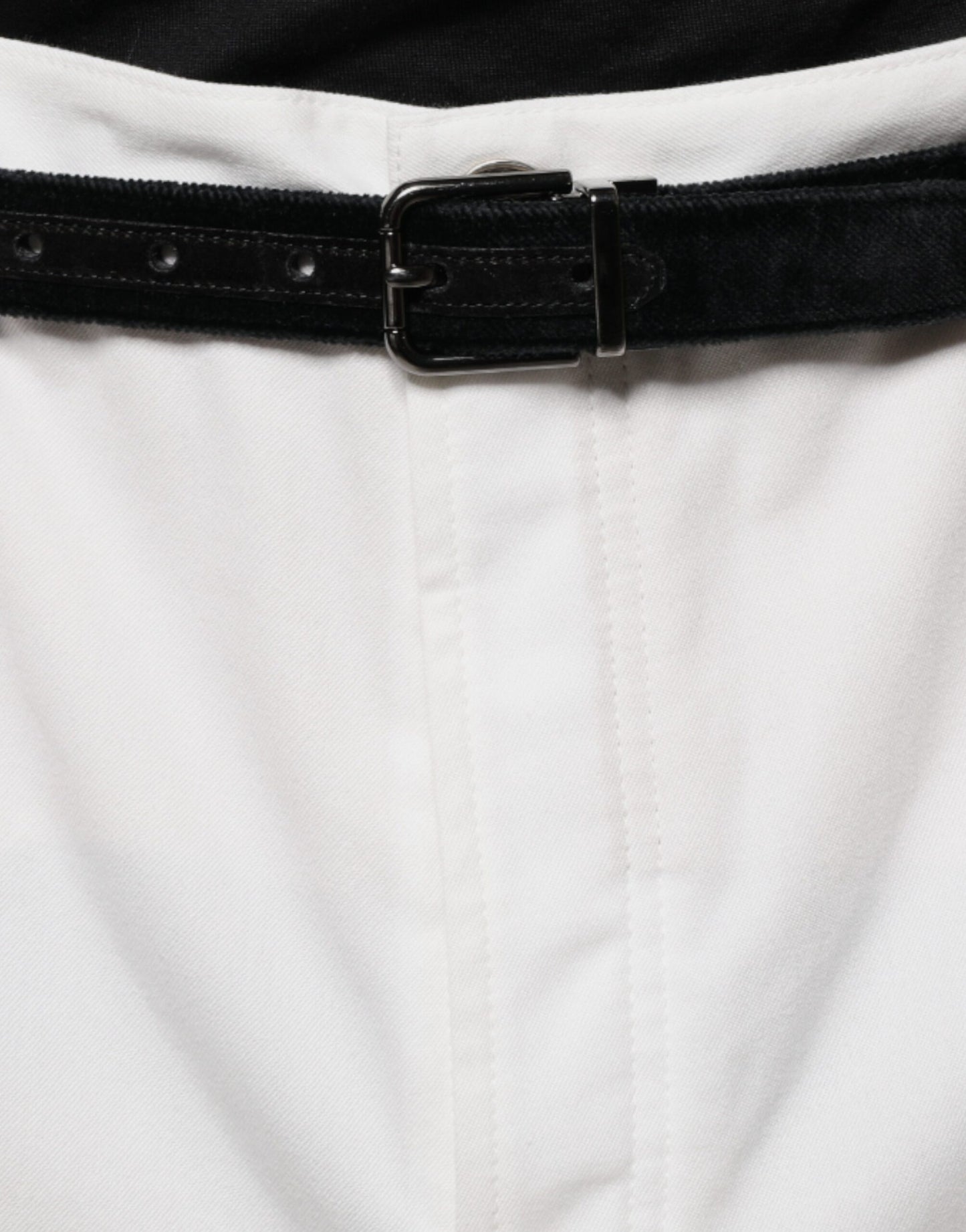 Pantalones de vestir cónicos de algodón blanco para hombre