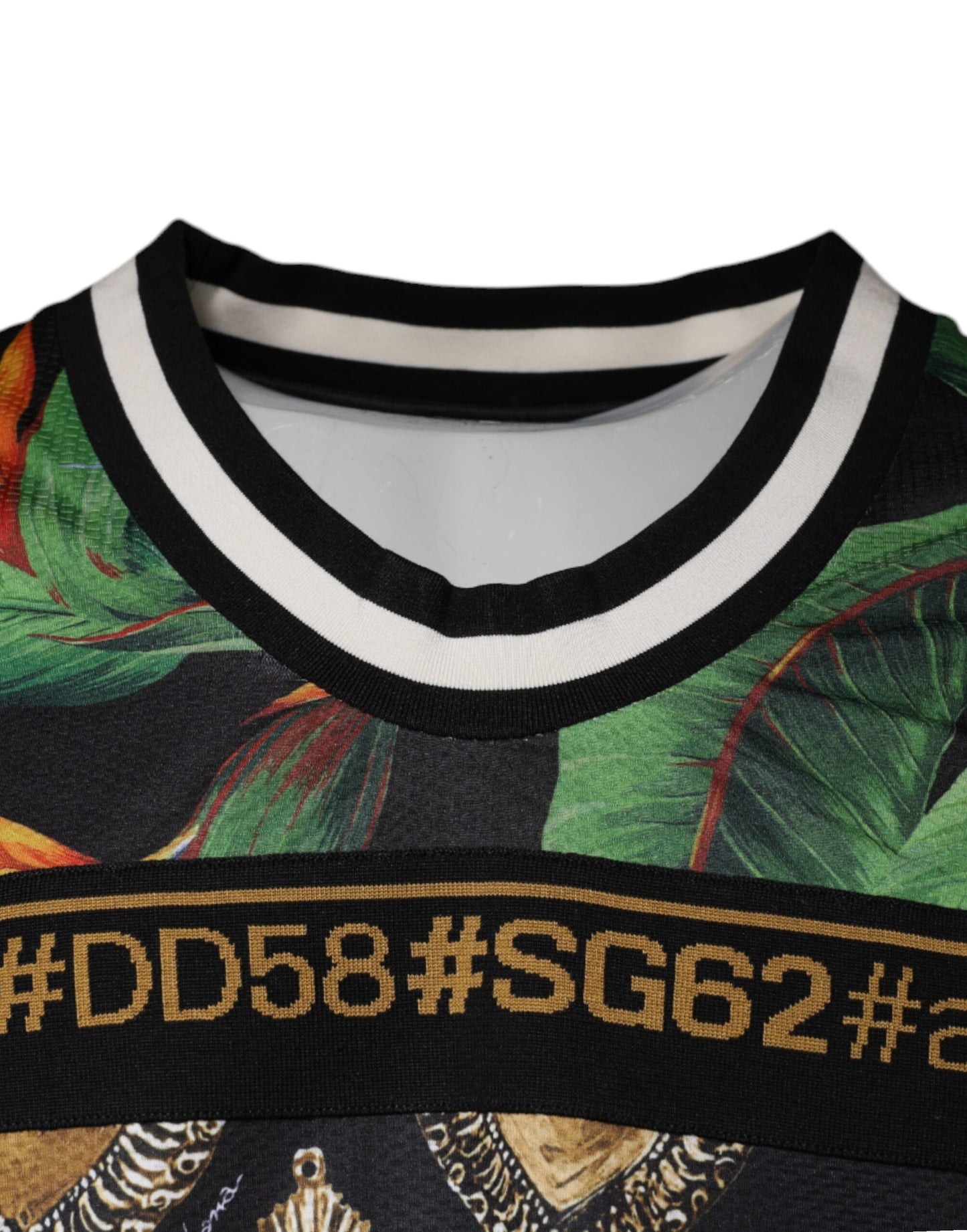 Camiseta sin mangas tropical multicolor