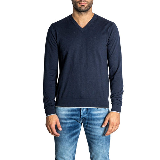 Camiseta de algodón azul