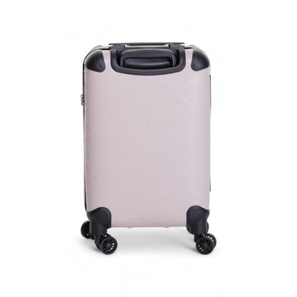 Equipaje y viaje de polietileno rosa
