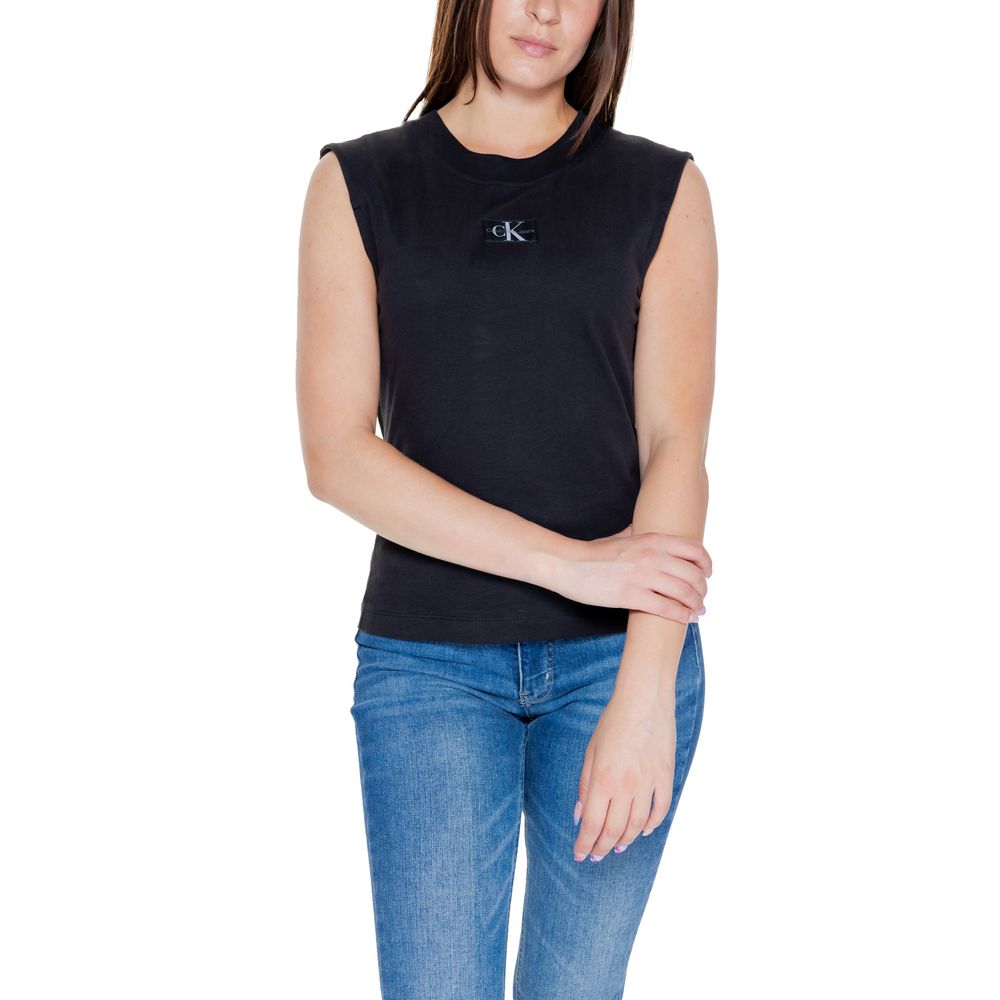 Black Cotton T-Shirt