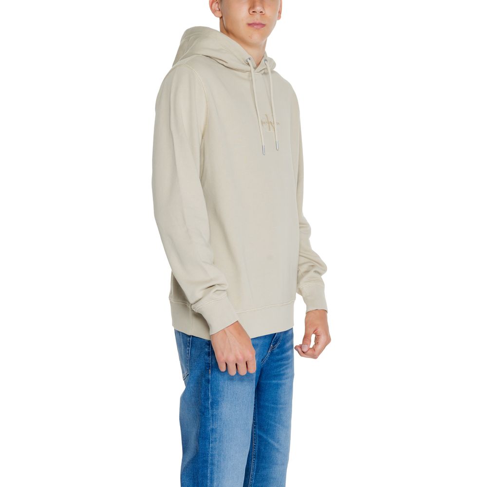 Beige Recycled Cotton Hoody