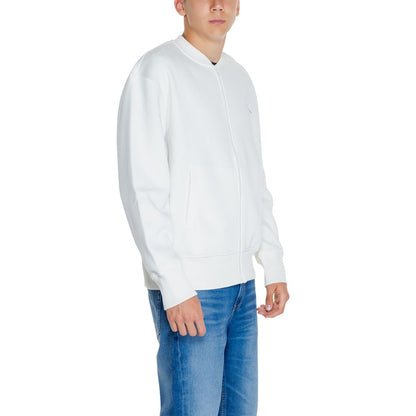 White Recycled Cotton Sweatshirt