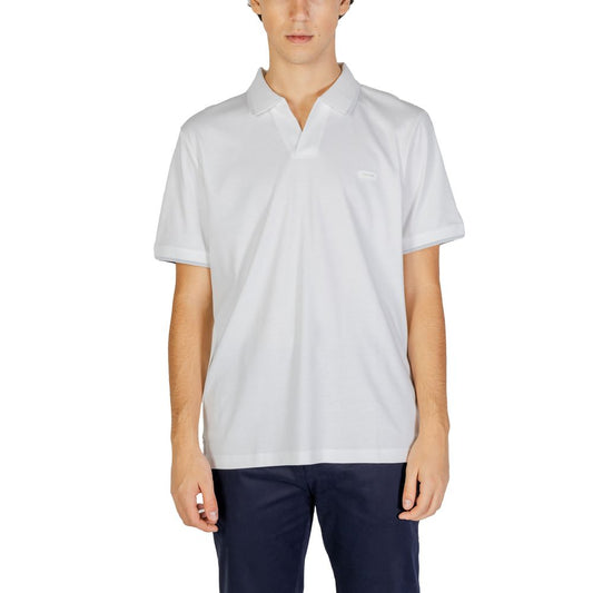 Polo de algodón blanco