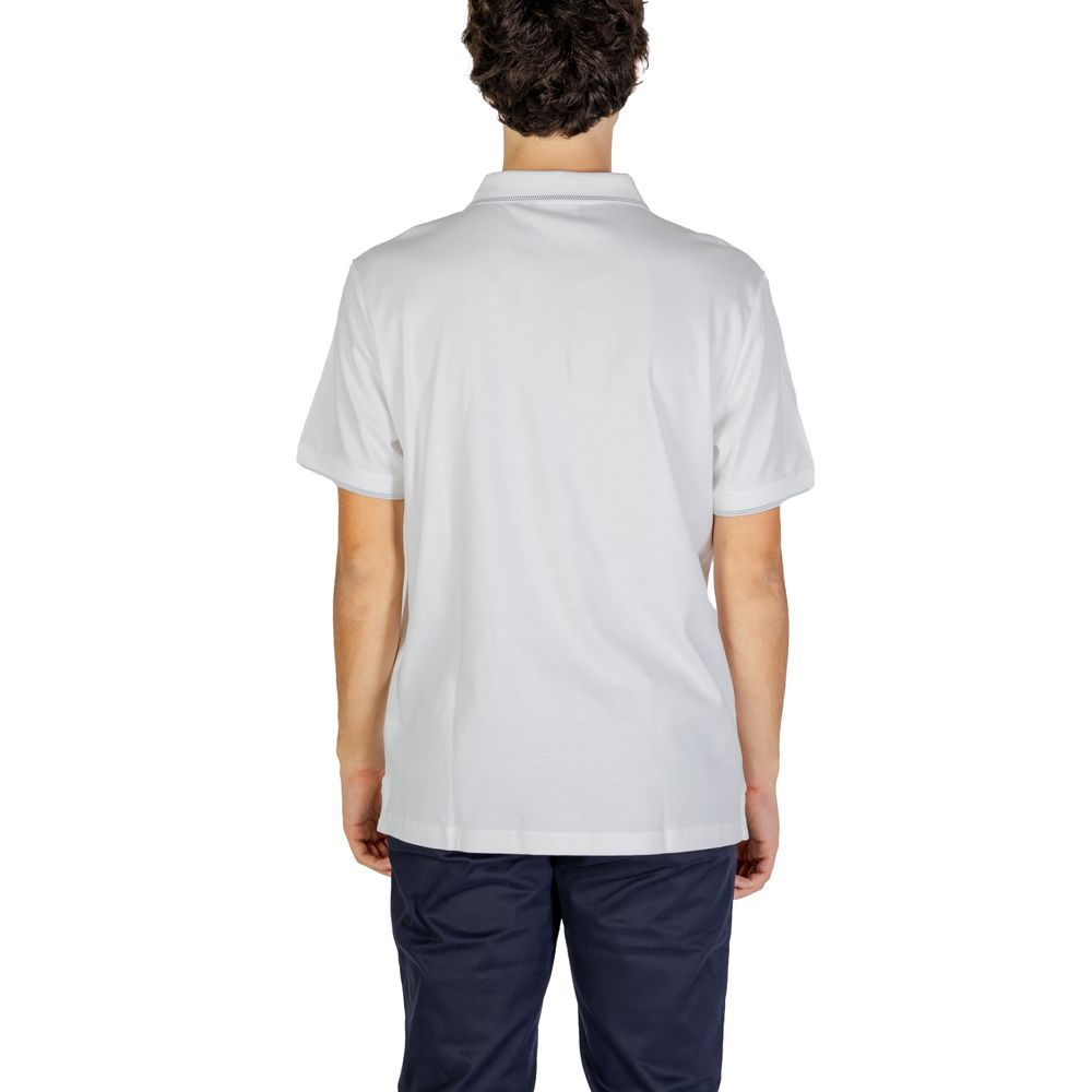 Polo de algodón blanco