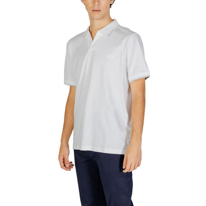 Polo de algodón blanco