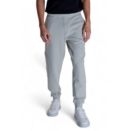 Vaqueros y pantalones de algodón gris