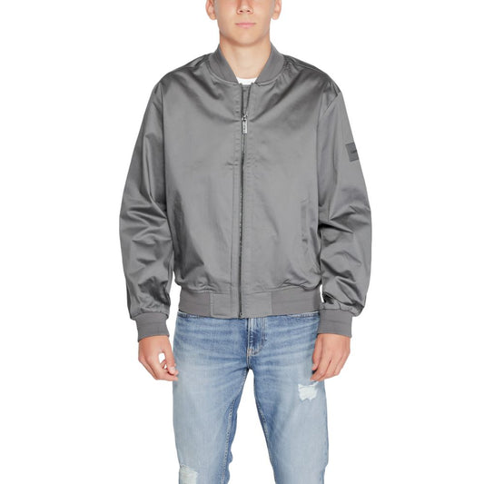 Gray Organic Cotton Jackets & Coat