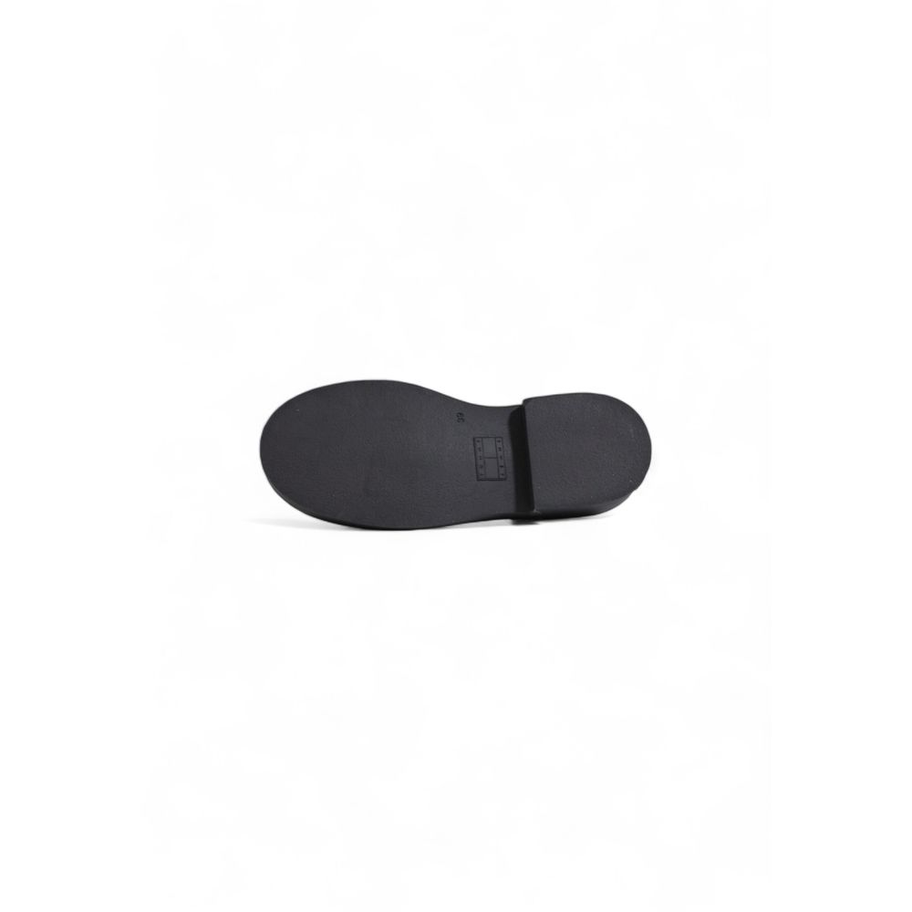 Black Leather Platform