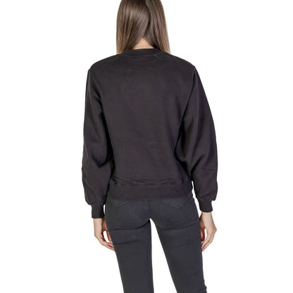 Black Cotton Sweatshirt