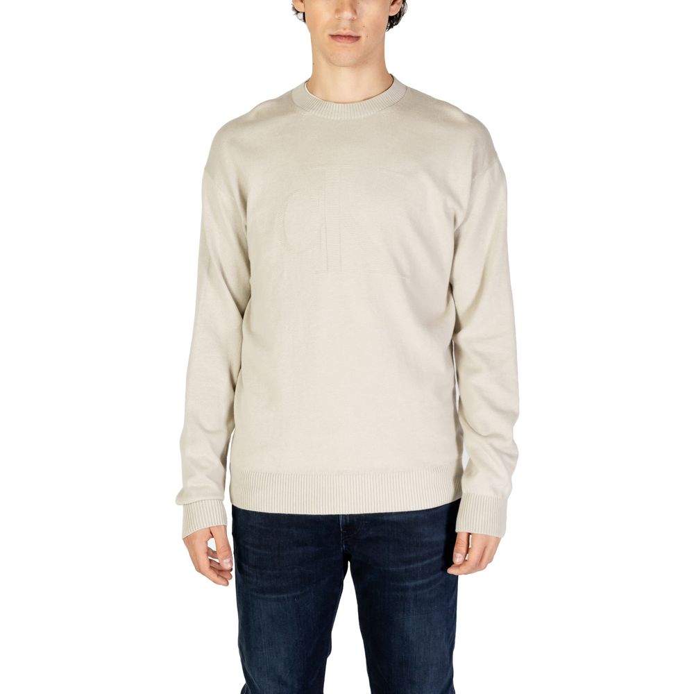 Suéter de algodón beige