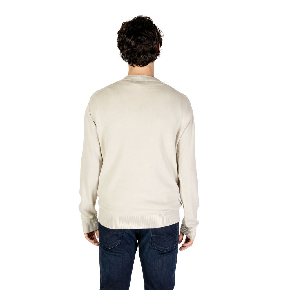 Suéter de algodón beige
