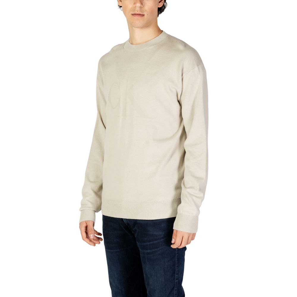 Suéter de algodón beige