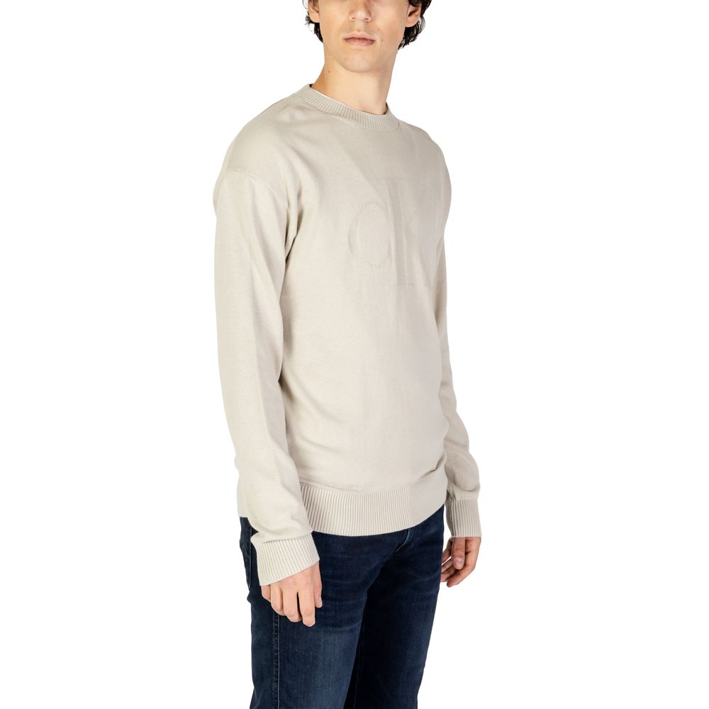 Suéter de algodón beige