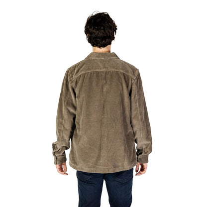 Camisa de algodón gris