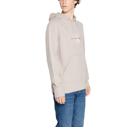 Beige Recycled Cotton Hoody