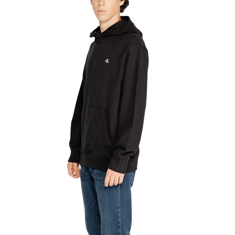 Black Recycled Cotton Hoody