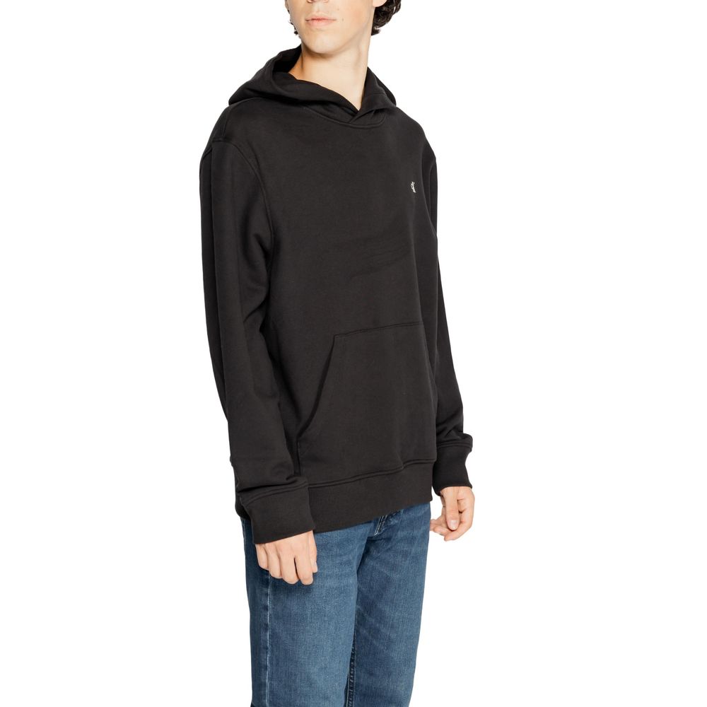 Black Recycled Cotton Hoody