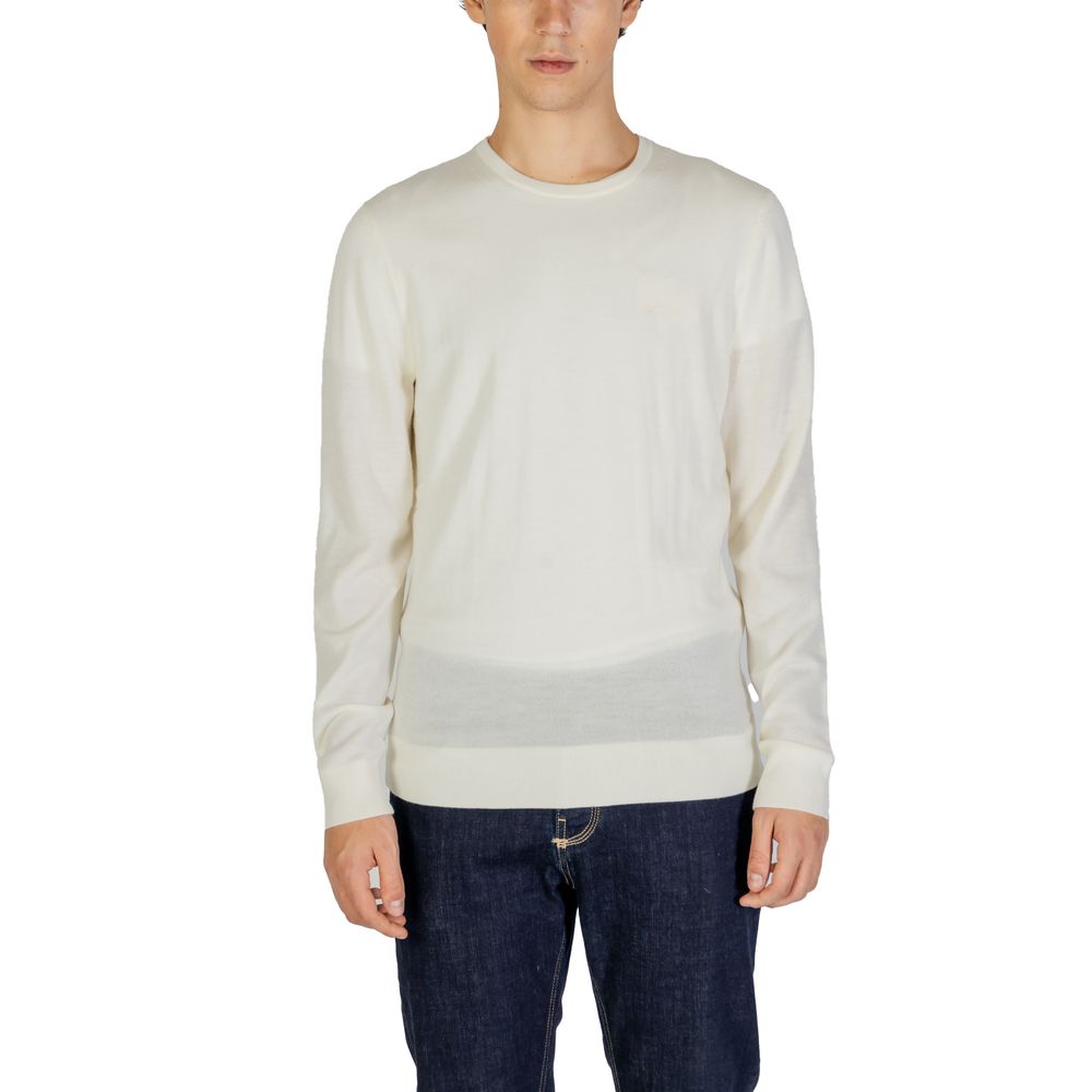 Camiseta de lana color crema