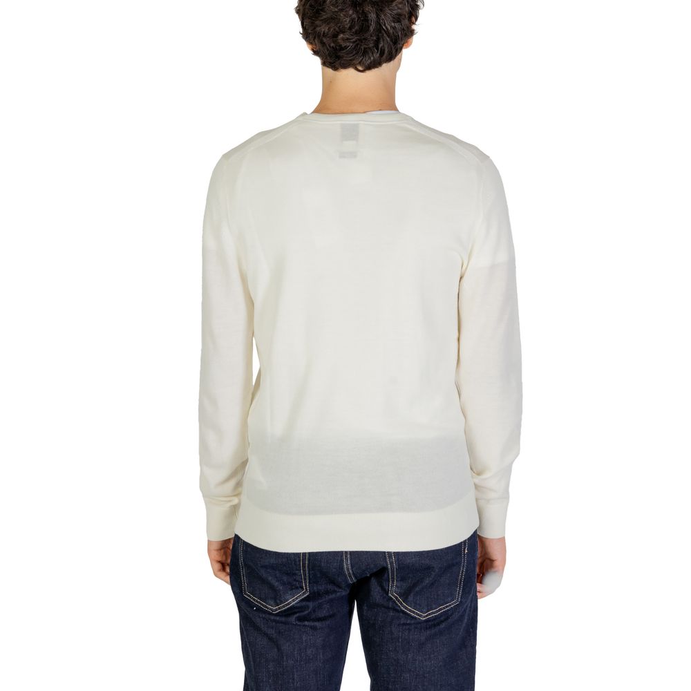 Camiseta de lana color crema