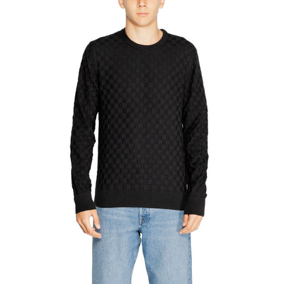 Camiseta de algodón negra