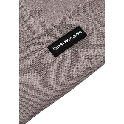 Gray Recycled Polyester Caps Baseball Hat