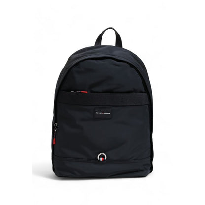 Mochila de poliéster negra de poliéster