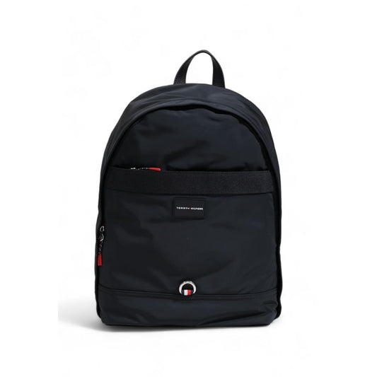 Mochila de poliéster negra de poliéster