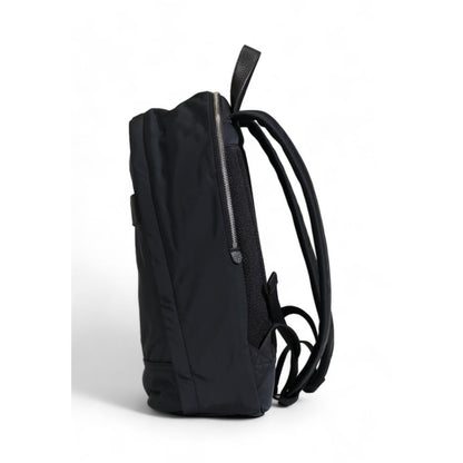 Mochila de poliéster negra de poliéster
