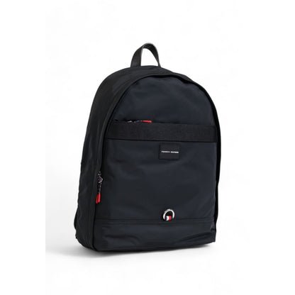 Mochila de poliéster negra de poliéster