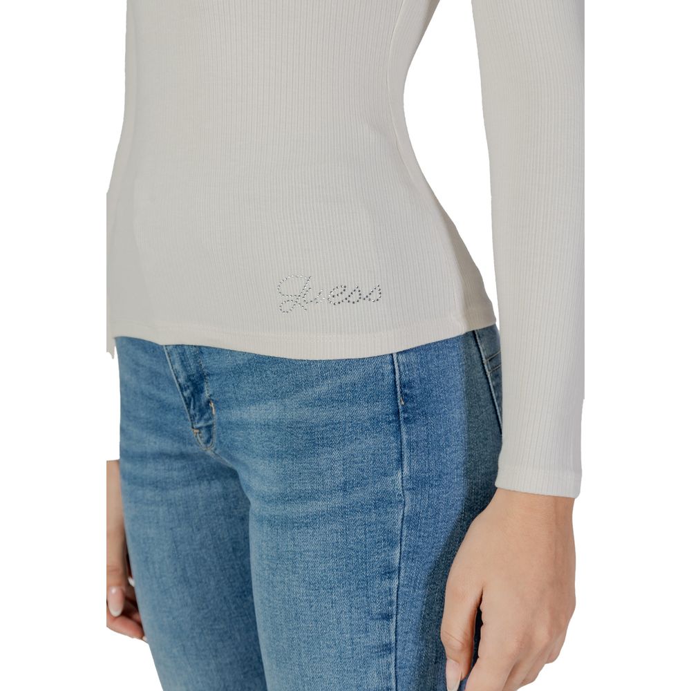 Cream Viscose Long Sleeve