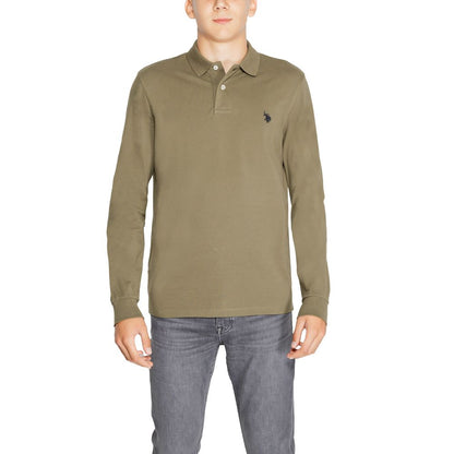 Camiseta de algodón verde