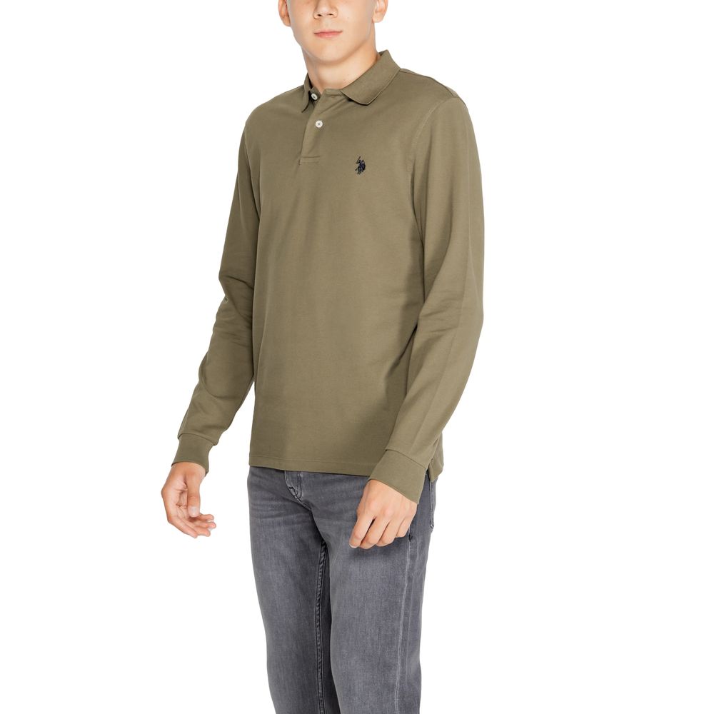 Camiseta de algodón verde
