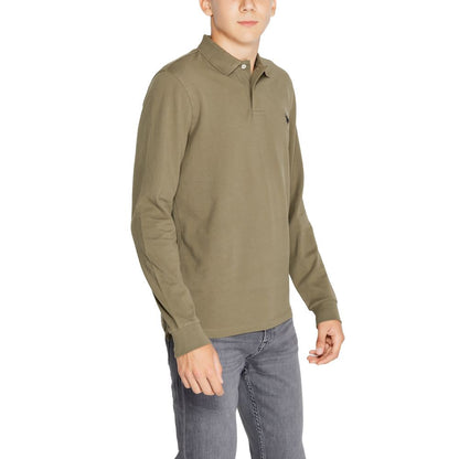 Camiseta de algodón verde
